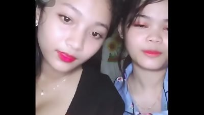 Big boobs in a Khmer porn video