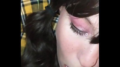 The daughter of an older man has matured and is eager to preserve her virginity