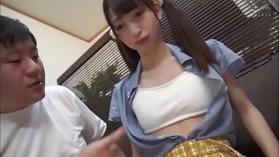 A small Asian girl from a university gets her butt vigorously pounded