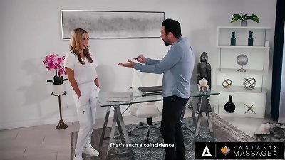 A masseur seduced a client with a happy ending massage.