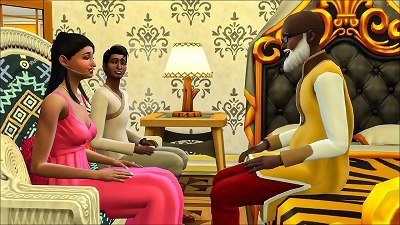 An Indian woman trades sexual intimacy with her father-in-law for a home - real-life cuckold scenario