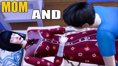 chinese mom And son After He Visits His mommy Late At night To Fulfill His dream