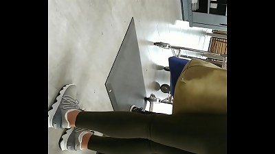 caboose in green leggings trio