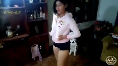 Brothers Get screwed in their living room while training yoga 100% Real video