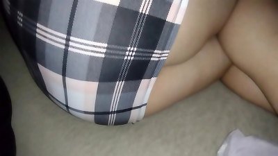 A stunning mother wears a gorgeous dress