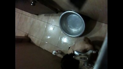 Secret camera in the bathroom in a Vietnamese university