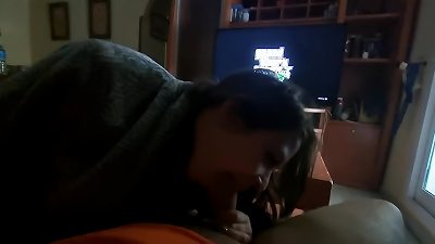 I tear up the girl after cleaning