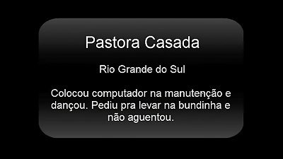 A woman farts on a man's buttocks
