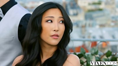 Emiri, a stunning model, craves for penis and cannot get enough