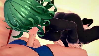 The adorable Tatsumaki undresses in the hospital, seeking to masturbate