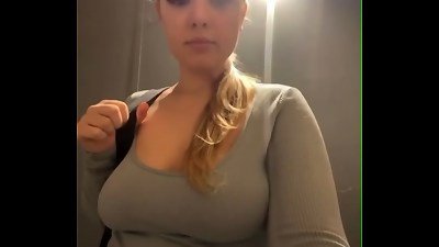 Wild gushing while working out at the gym