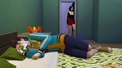 japanese step-sister smashes Sleeping brutha After Waking Him Up deepthroating His pipe - asian bro And sis Share sofa | korean Family | brother And sister Sleeping fucky-fucky