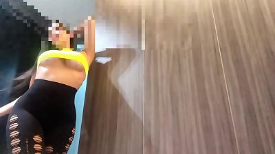 HIDDEN CAMERA TO MY STEPSISTER, I PUT A CAMERA IN MY STEPSISTER'S room TO wank OFF