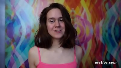 stunning Anca Checks Herself Out in the Mirror