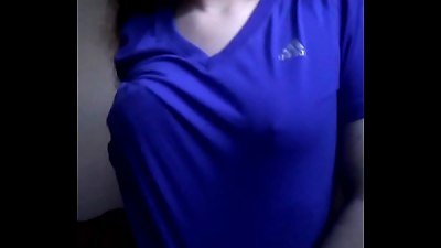 The strip tease was interrupted, but not completely