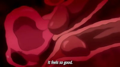 Voluptuous student gets penetrated by a naughty anime instructor in the changing room