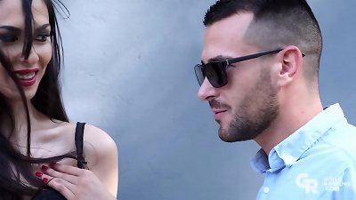 GIRLSRIMMING - insatiable rimming 3 way with skinny Ashley Ocean