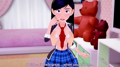 Violet Parr in her house having hump | The incredibles | short