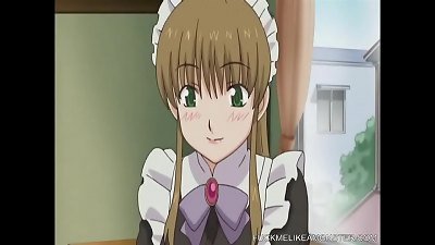 anime porn maid gets wet cunt fantasizing