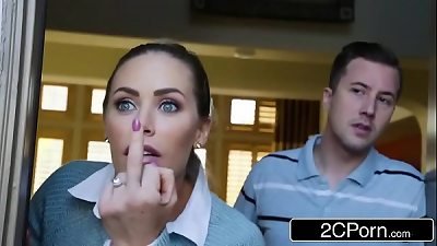 The friendly neighbors, August and Nicole, shared intimate moments.