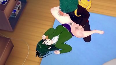 Deku Midoria and his mommy | My Hero Academia
