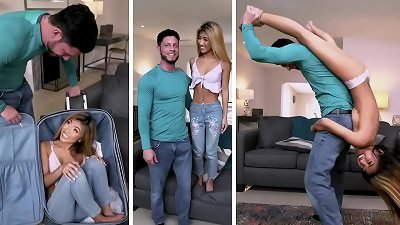 petite asian teen Clara Trinity threw Around Like A ragdoll & ravaged By Tyler Steel