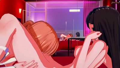girly-girl hentai ejaculation compilation.