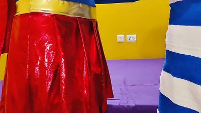 Supergirl visits my residence