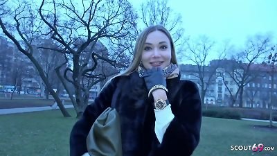 GERMAN SCOUT - tough anal BY ideal fitness MODEL AT REAL STREET PICKUP casting