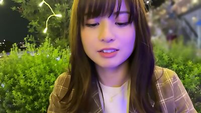 [Cuteness sans sightless spots! The strongest style JD and Icharab SEX] As soon as I enter the jacuzzi with the latest Reiwa chick college schoolgirl who shined as a Miscon finalist, I got horny and got an outdoor blowjob sans worrying about the public ey