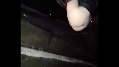 wife with ass dangling out in dogging providing it to strangers!