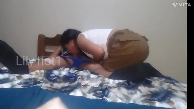 Secretly filmed in a hotel room without the man's knowledge