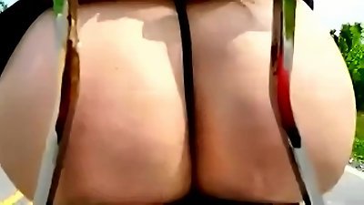 micro-skirt Fail - Motorcycle