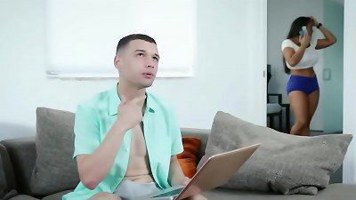 Stepson blackmails stepmom as she crashed the car (Carmela Clutch)