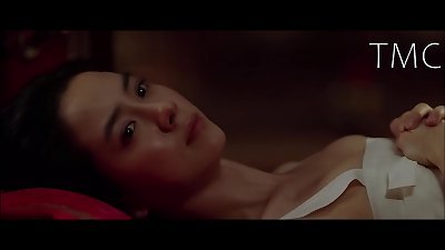 Song Ji-hyo in the movie A Frozen Flower in high definition.