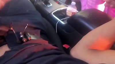 Natalia goddess sucks cock n car wash driving