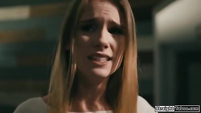 StraightTaboo.com - Stalker makes pair bffs plow as she witnesses