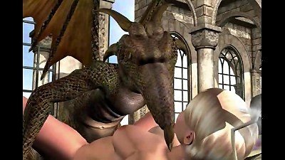 3 dimensional Animation: pixie and Gargoyle