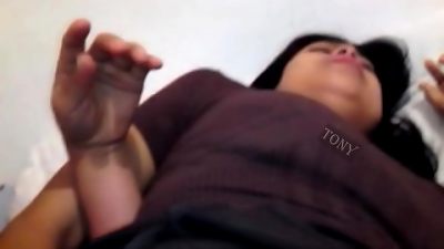 Stepmom indulges in taboo: Acts as if on a bed for stepson, who then has sex with her anus