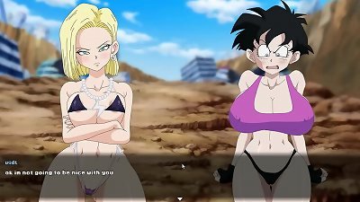 super bitch Z Tournament [Hentai game] Ep.2 catfight with videl chichi bulma and android legitimate