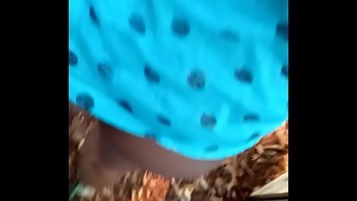 We secretly had fun with my nephew at her parents' building