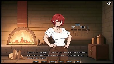 Episode 1 of a Hentai game featuring passionate lesbian romance and intense self-pleasure