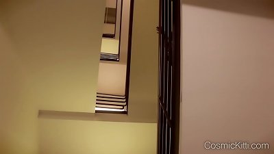 cunt caught on camera in library up mini-skirt