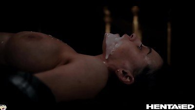 Real Life manga porn - Josephine Jackson is perversely plowed and demolished by Alien Monster