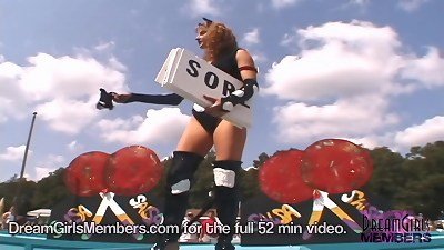 Stage showcase At The Miss nude USA Pageant