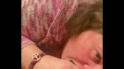 She deepthroats good man sausage