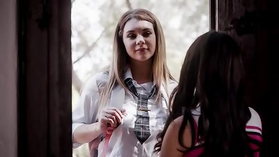 Jane Wilde, a cheerleader, faces her lesbian harassment from Gabbie Carter in a full-length film on FreeTaboo.Net